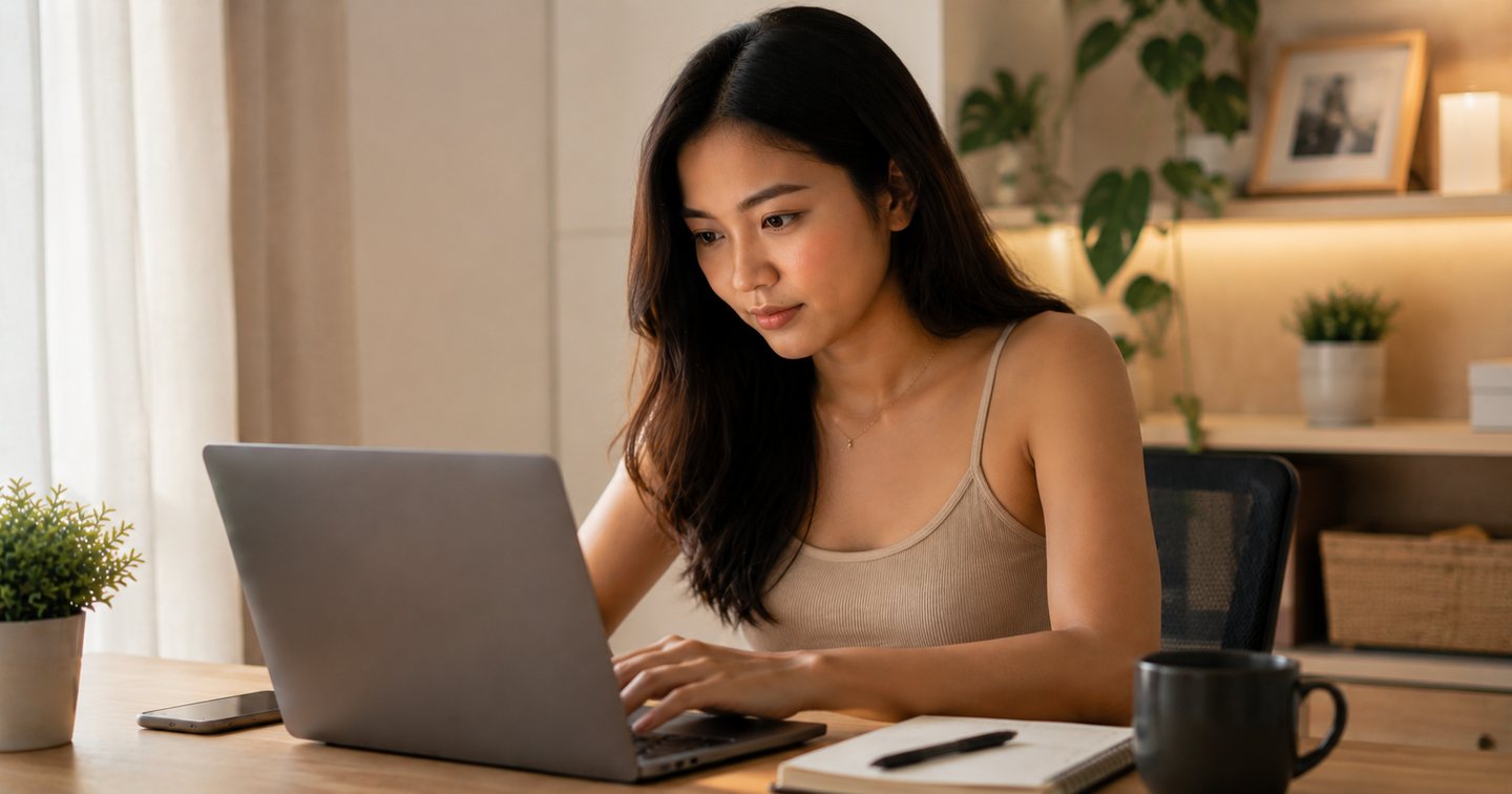 Mia writing a personalized cold outreach message for a freelance client