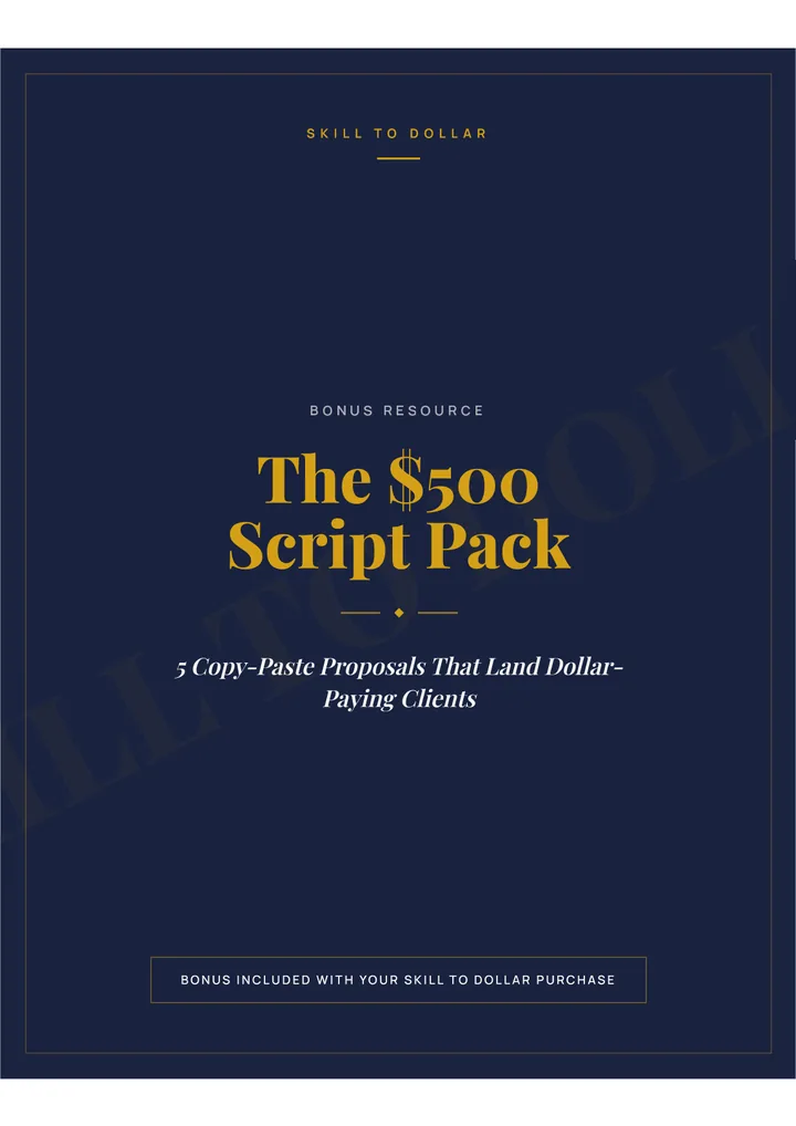 Cover of The $500 Script Pack